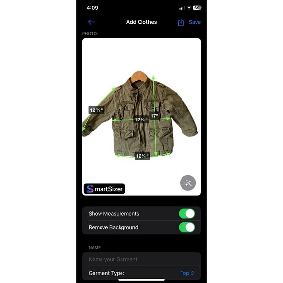 BabyGap Toddler Military Style Utility Jacket Size 3 Years Green Cotton Shell - Picture 4 of 8